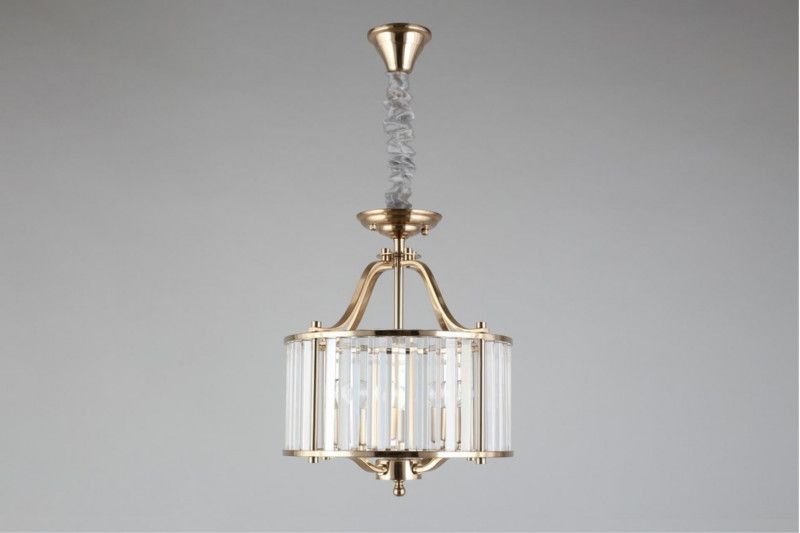 Подвесная люстра 40*50-148,5 см, 4*E14, 40W, Aployt Romen APL.809.03.04, золотой