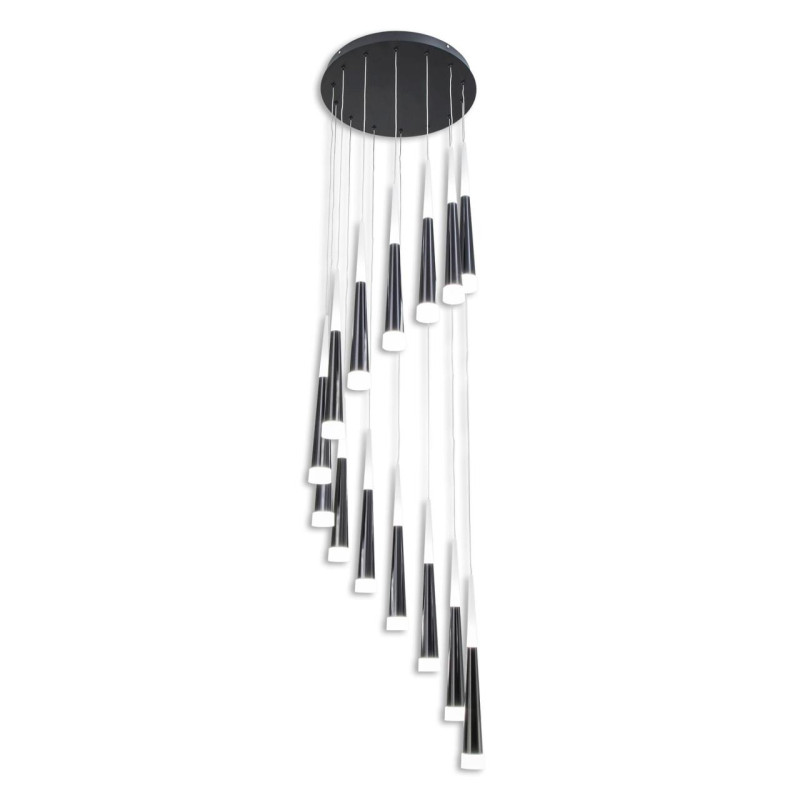 Люстра 45*300 см LED*98 W, 3000 К Citilux Вегас Черный CL227141