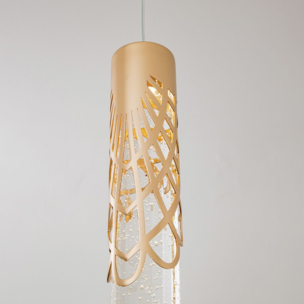 Подвесной светильник 10*10*112 см, LED 5W, 4000K, Золото MODELUX ML.88965.1 GD