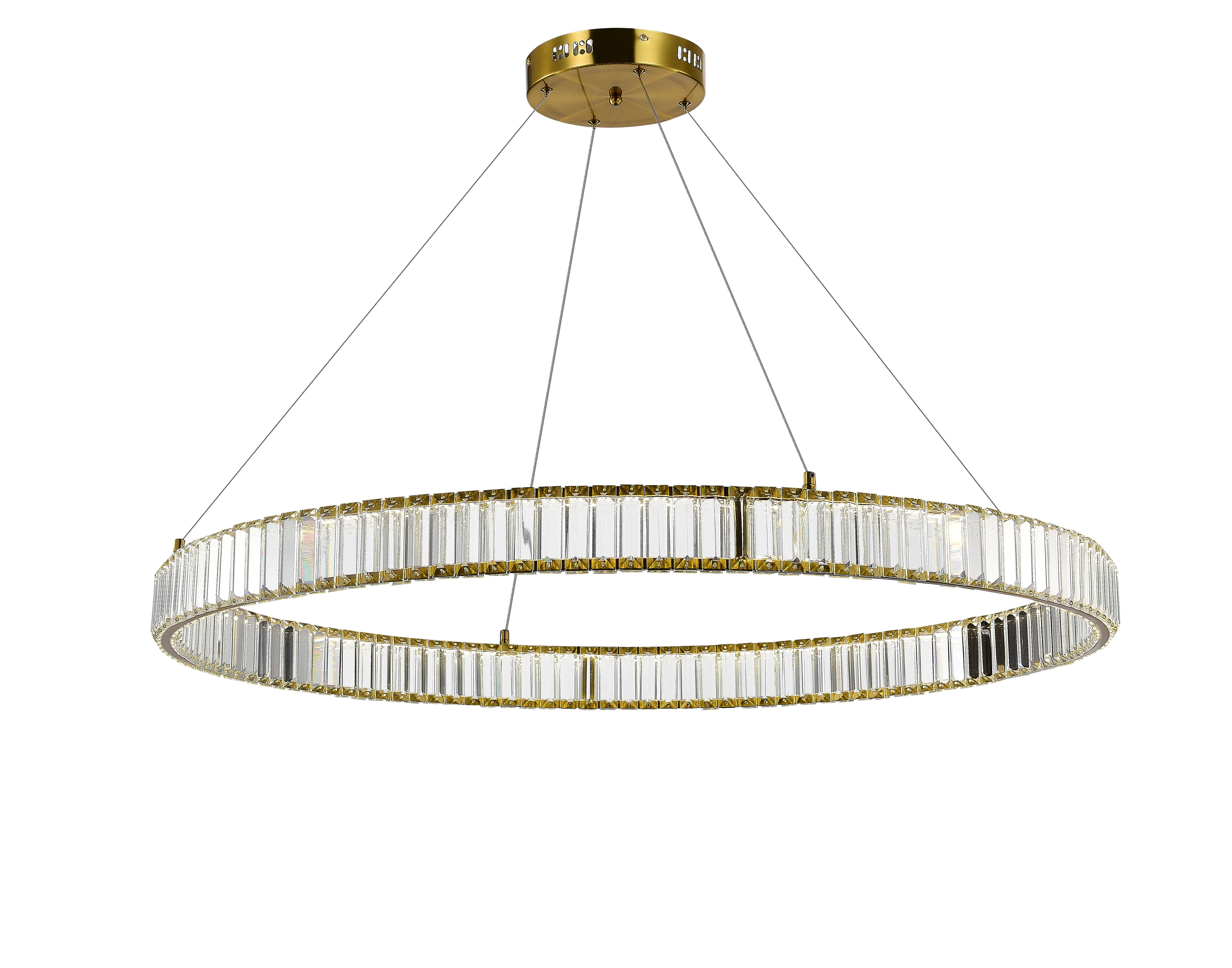 Люстра 1000*1200, LED, 63W 4000K NewRgy LED D2107-DW-100 BRASS, Бронза