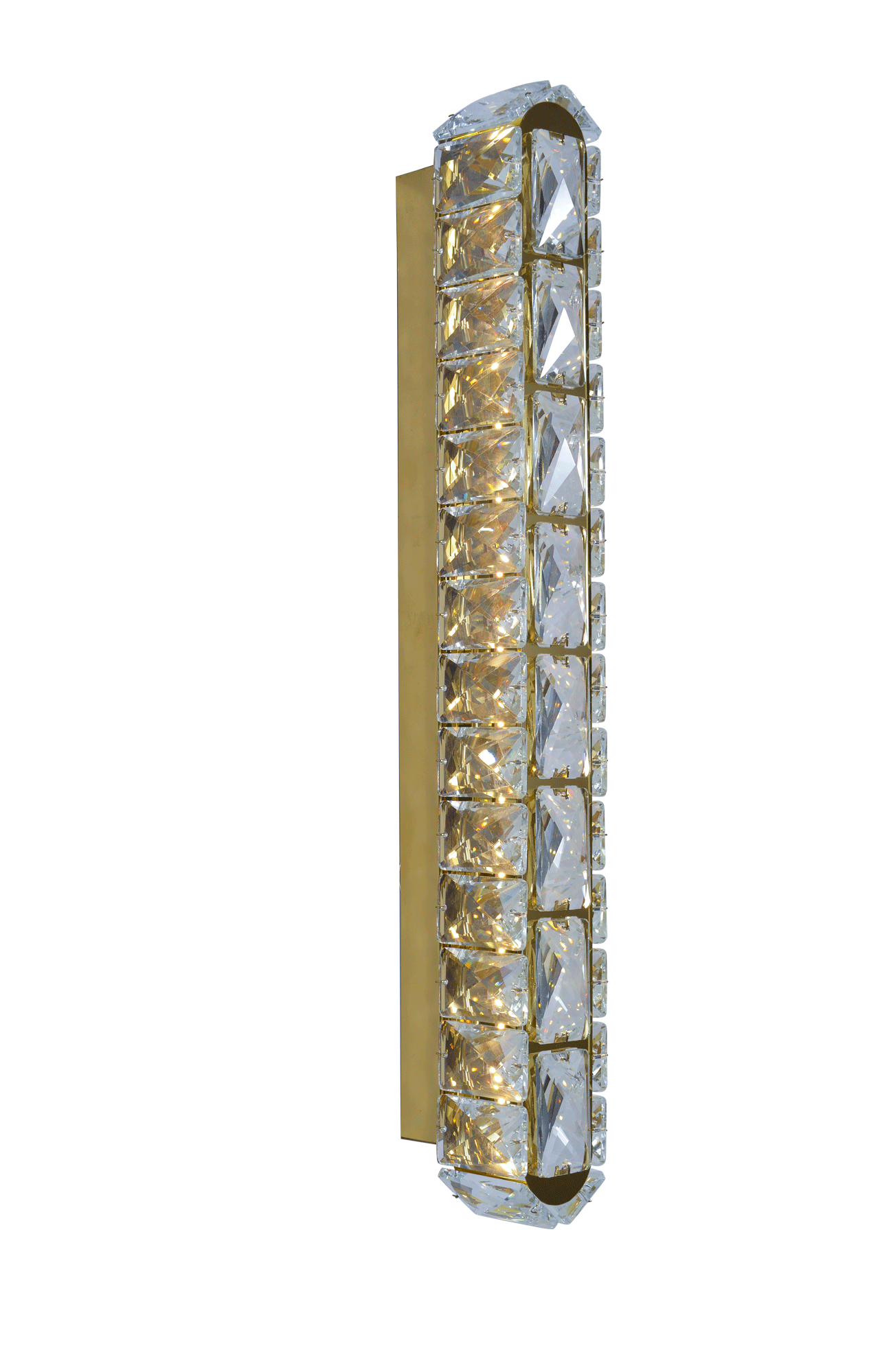Бра 50*460, LED, 16W NewRgy Cristallo W2663E/16W GOLD+CLEAR, Золото+прозрачный