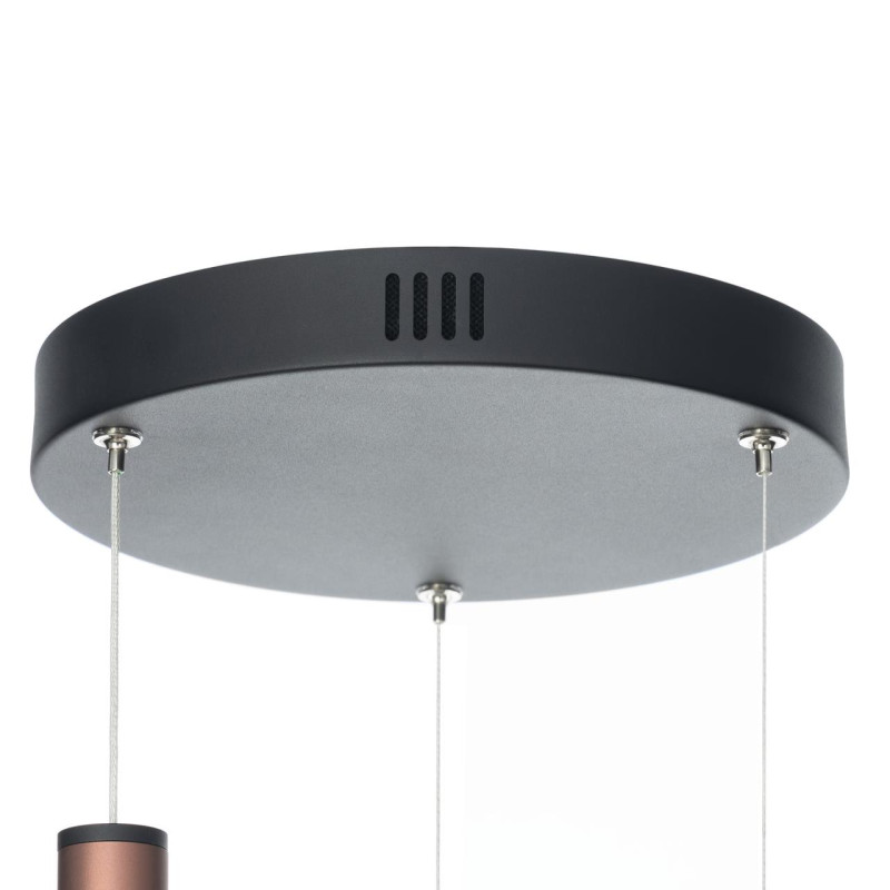 Светильник подвесной 35*185 см, 3*LED*16 W, 4000 К, Махагон Citilux Майя CL202032
