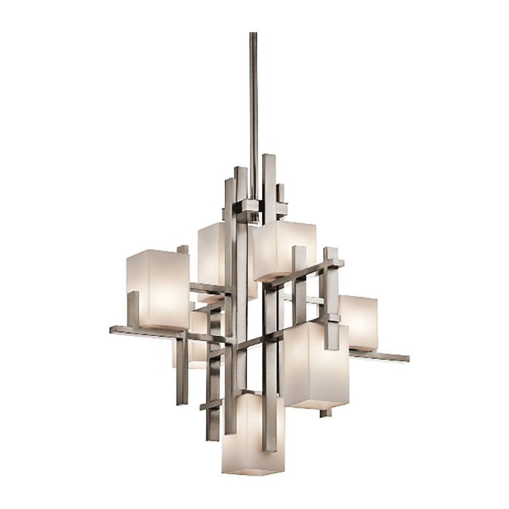 Люстра *65*63-150 см, G9*40W, Natural Concepts Kichler City Lights HK-HAMPTON-SF, латунь, цинк