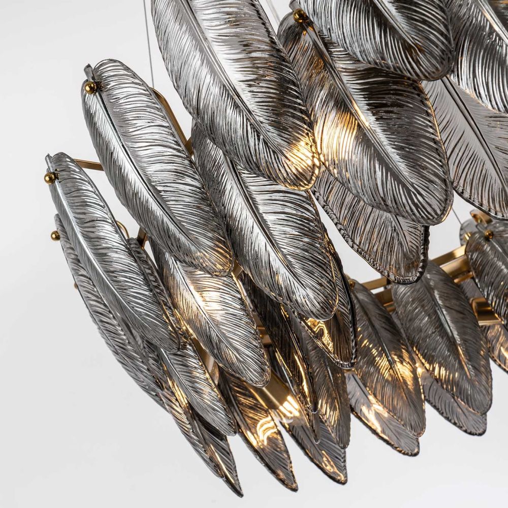 Подвесная люстра 80*38/115 см, 12*Е14 MODELUX ML.20202.12 BS латунь