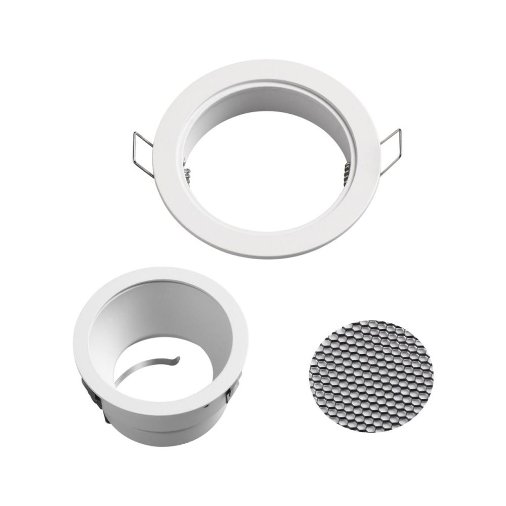 Светильник встраиваемый 9*9*5 см, вр 8,5 см, 1*GU10*50W, Novotech Morus 370999, белый