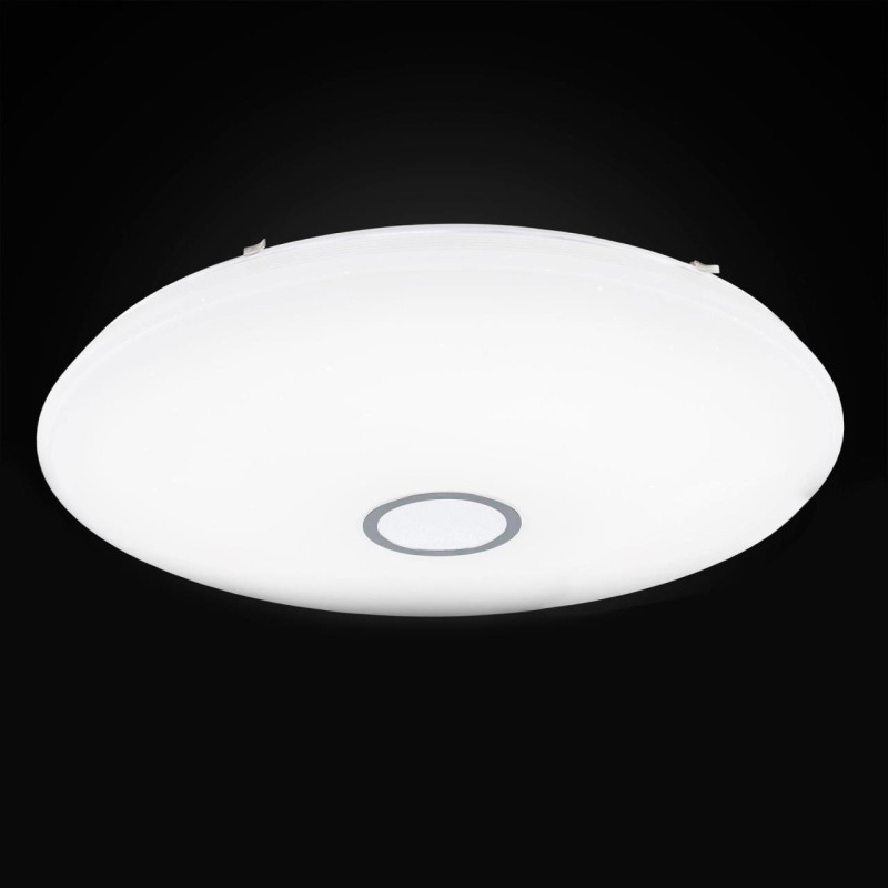 Светильник 80 см, 140W, 3000-5500K с Алисой Citilux Старлайт Смарт CL703A140G, белый, с эффектом звездного неба