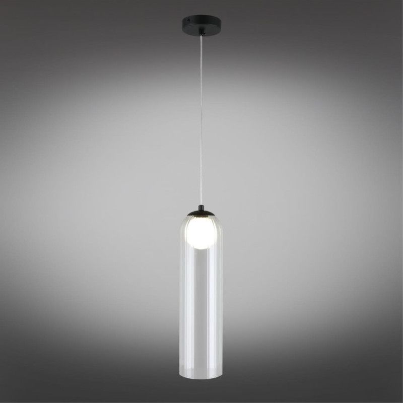 Подвесной светильник 10*55-180 см, 1*G9, 5W, Aployt Arian APL.325.16.01, черный