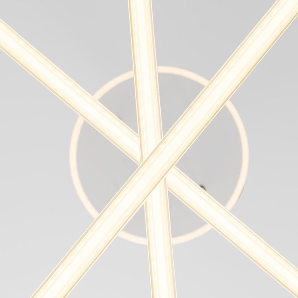 Люстра подвесная с пультом 120*13/120 см, LED 110W 3000-5500K Citilux Trent CL203730 белый