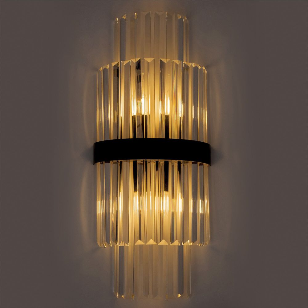 Бра 22*12*50 см, Е14 2x40W, Черный MODELUX ML.504.02 BK