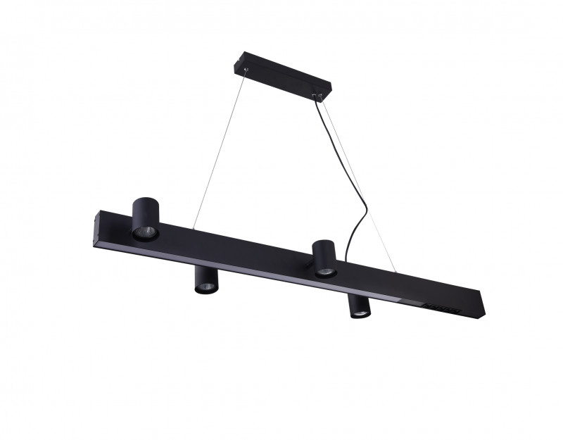 Подвесной светильник 11*120*120 см, 4*LED / GU10 черный Vele Luce Chela VL10142P24