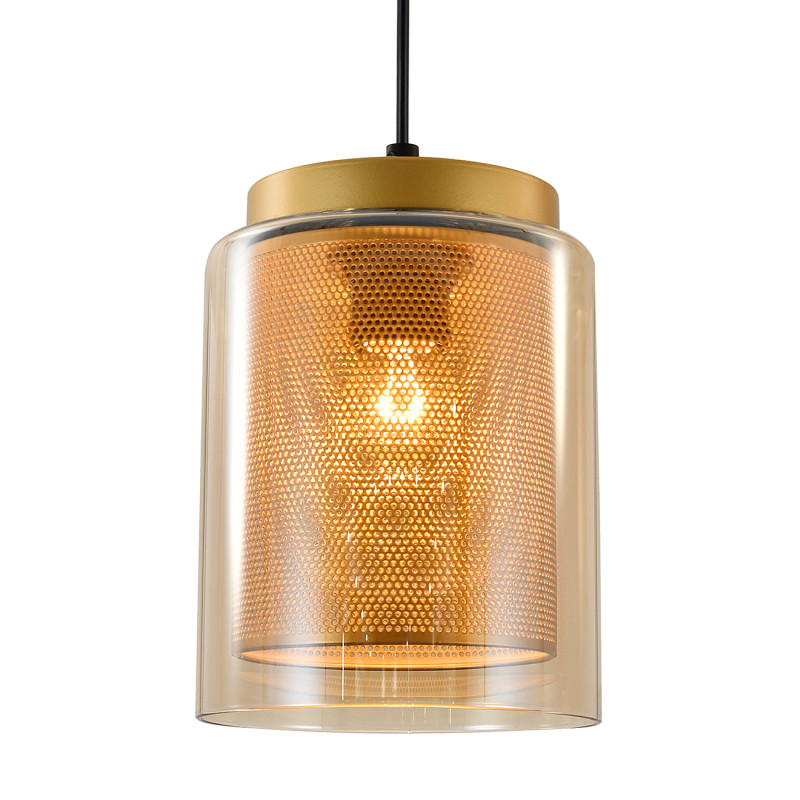 Подвесной светильник 15 см, Indigo Alleanza 10023/1P Gold V000506, черный, 10023/1P Gold