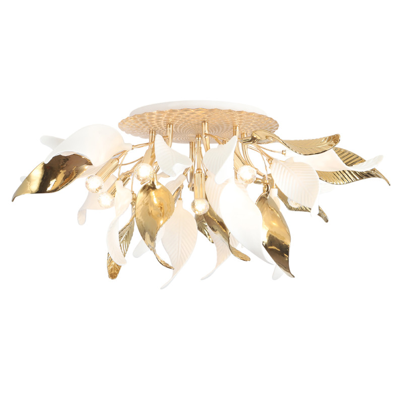 Светильник потолочный 84*34 см, 9*E14*40W Золото Crystal Lux STEFANIA PL9