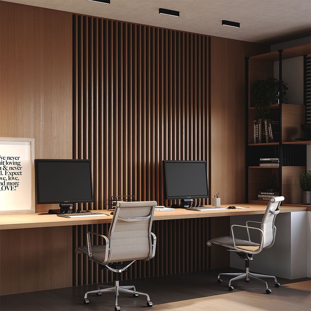 Потолочный светильник 3*5 см, *LED*12W, 0K, Maytoni Points C066CL-12W3-6K-B, Черный