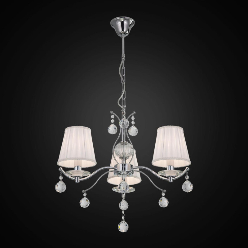 Подвесная люстра Citilux CL438131 Шелли, хром, диаметр 55см