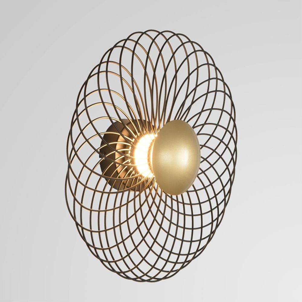 Бра *40*40-40 см, 1*LED*8W, 3000K, Lumion Camomile LUM8379/8WL, черный