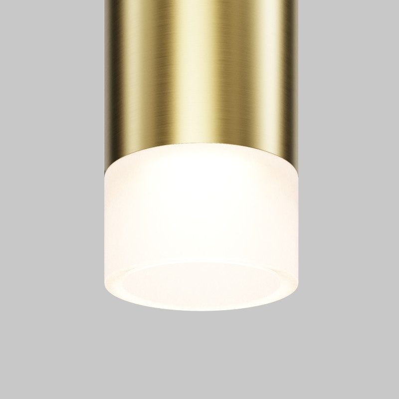 Трековый подвесной светильник 1,8*31 см, LED 3W 4000K Maytoni Technical Accessories for tracks Levity Skim TR191-1-3W4K-M-BBS черный и Латунь