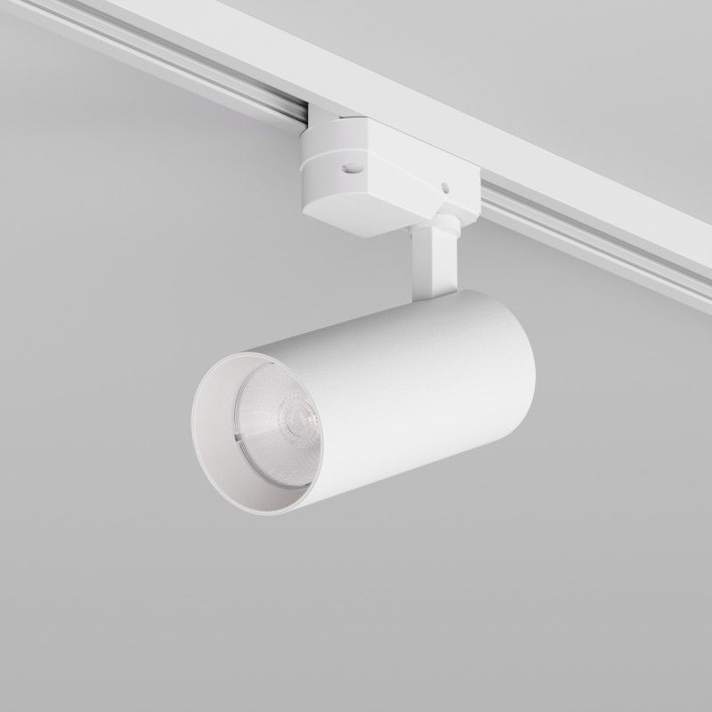 Светильник на шине 13,5*6*20- см, *LED*15W, 4000K, Denkirs SOLID KOPER DK6452-WH, белый алюминий