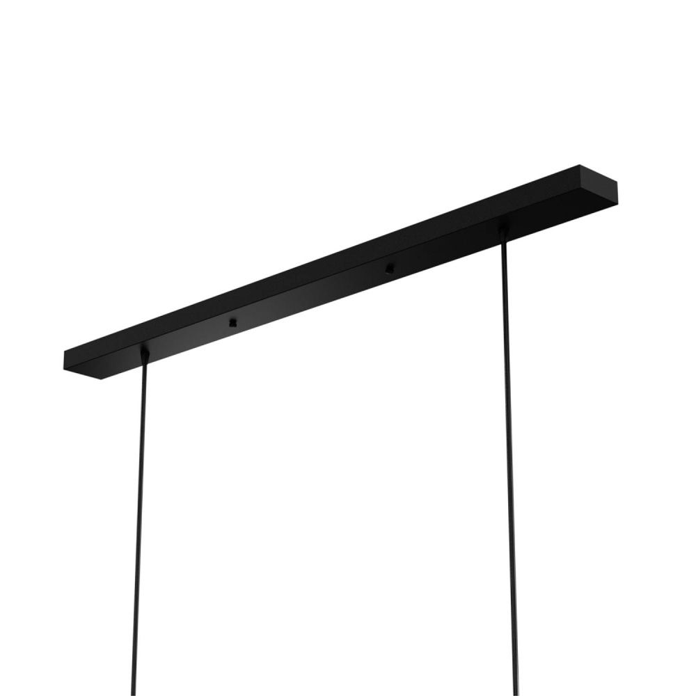 Светильник подвесной 110*20-200 см, 5*LED*6W, 3000-6000K, Lightera Rudolf LE114L-5B SMART, Черный