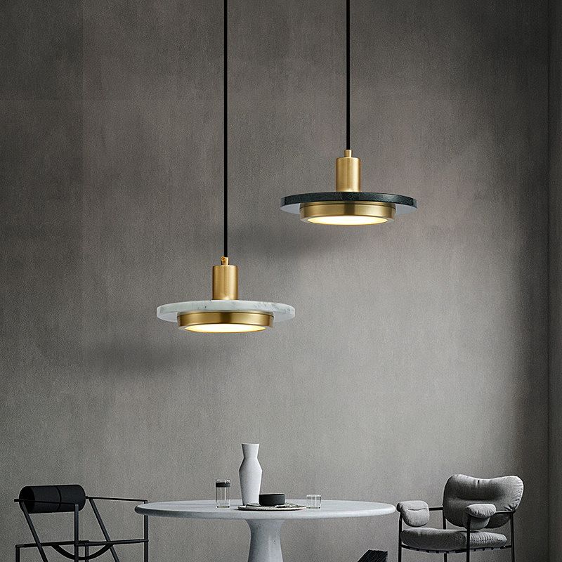 Светильник подвесной *20-180 см, 1*LED*10W, 3000K, Lightera Croix LE129L-20WB, Латунь