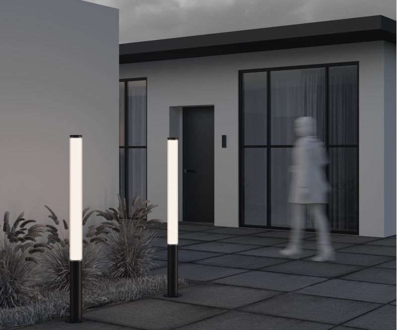 Столб Maytoni LED Ginza O041FL-L50B3K, 50W LED, 3000K, черный