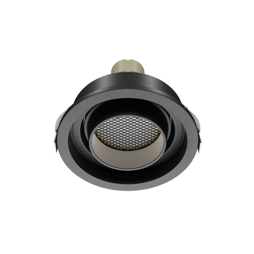 Встраиваемый светильник 8,5 см, вр 7,5 см Maytoni Technical Downlight Atom DL113-GU10-01-RD-B, черный