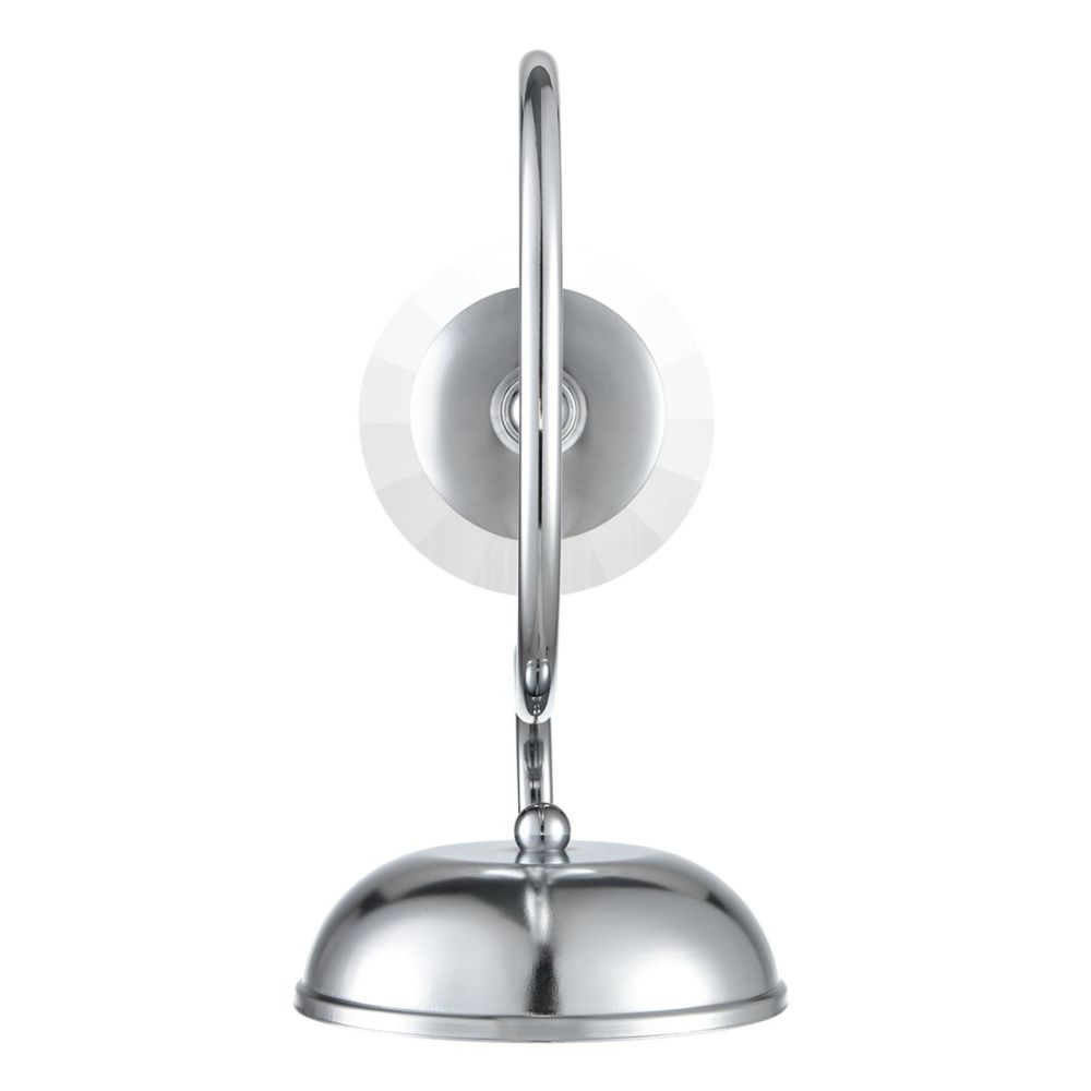 Бра 13**-38 см, 1*E14*40W, Lumion LAOKA 8032/1W, хром, прозрачный