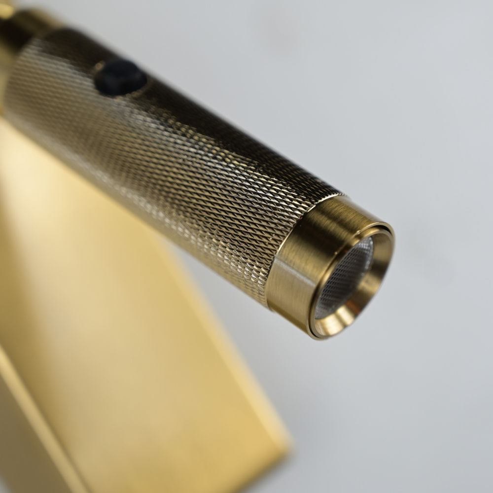 Бра Chelsom WALL LED KNURL BRASS 13*5*13 см, 1*LED*3W, 4000K, ImperiumLoft 44.603, Латунь