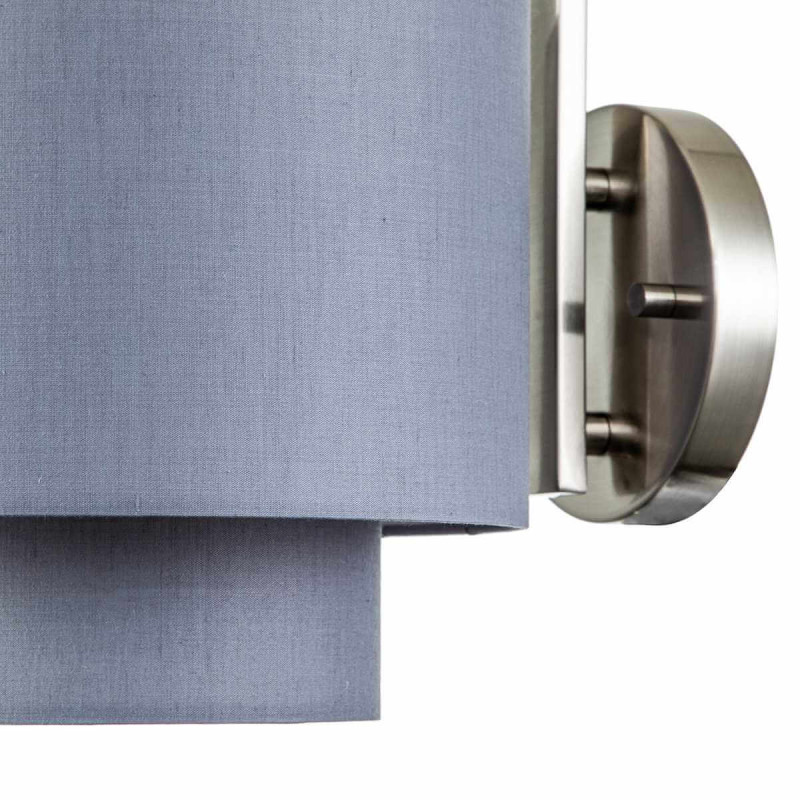 Настенный светильник 200*200*236 мм, 1*E27 никель Indigo Nebbia V000355, 13020/1W Nickel