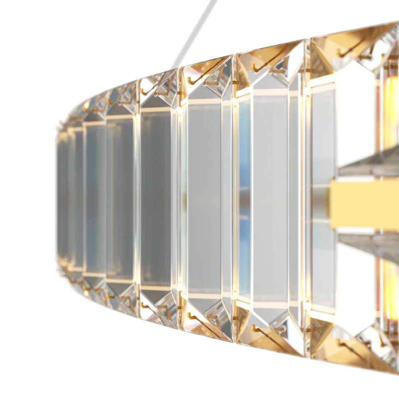 Подвесной светильник 80*80*150 см LED, 45W, 3000К, Maytoni Krone P097PL-L45BS3K латунный