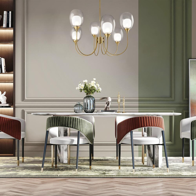 Светильник 95 см, Maytoni Aura MOD016PL-06BS, латунь