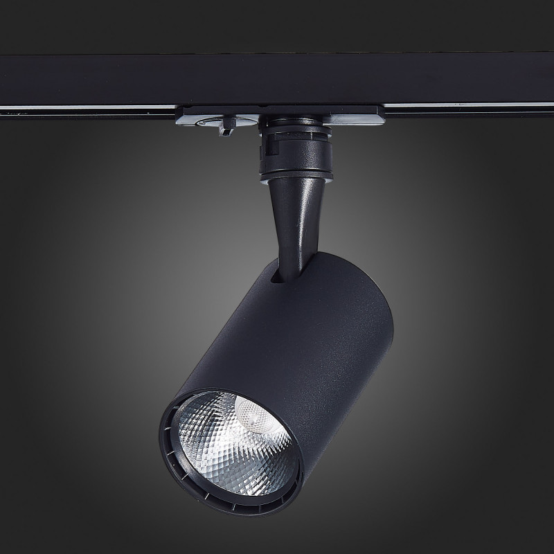 Трековый светильник 10*6 см, 10W, 4000K ST LUCE ST351.446.10.36 Матовый черный