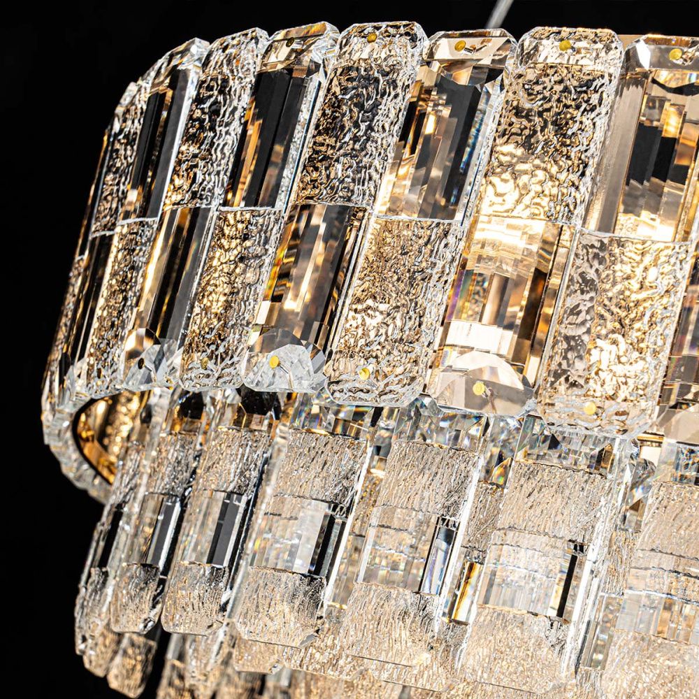 Люстра 50*16,5*-18 см, 7*Е14*40W, Modelux  ML.7039.500 GD, Золото