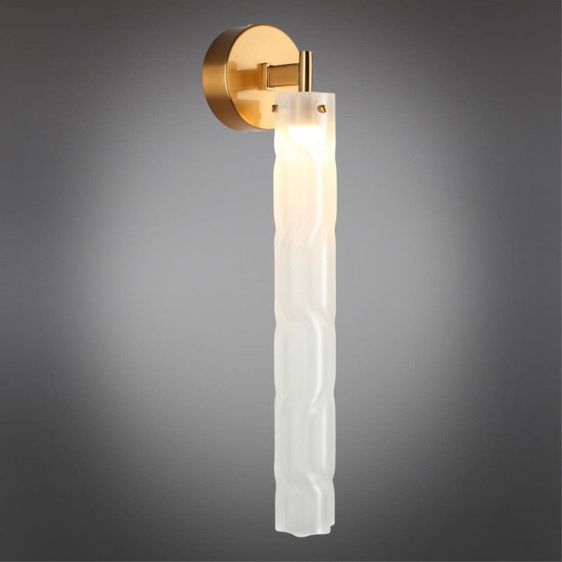 Бра 12*10*47 см, 1*LED, 6W, 3000K, Aployt Dzhosi APL.326.11.01, латунный