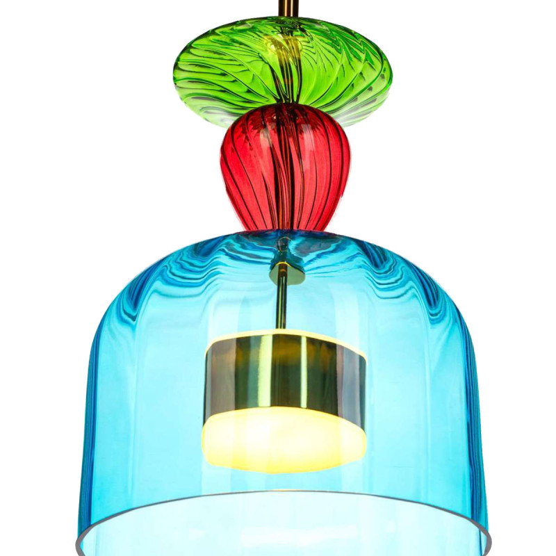 Подвесной светодиодный светильник Loft IT 2008-C, 14W LED, 3000K, диаметр 20 см, медь