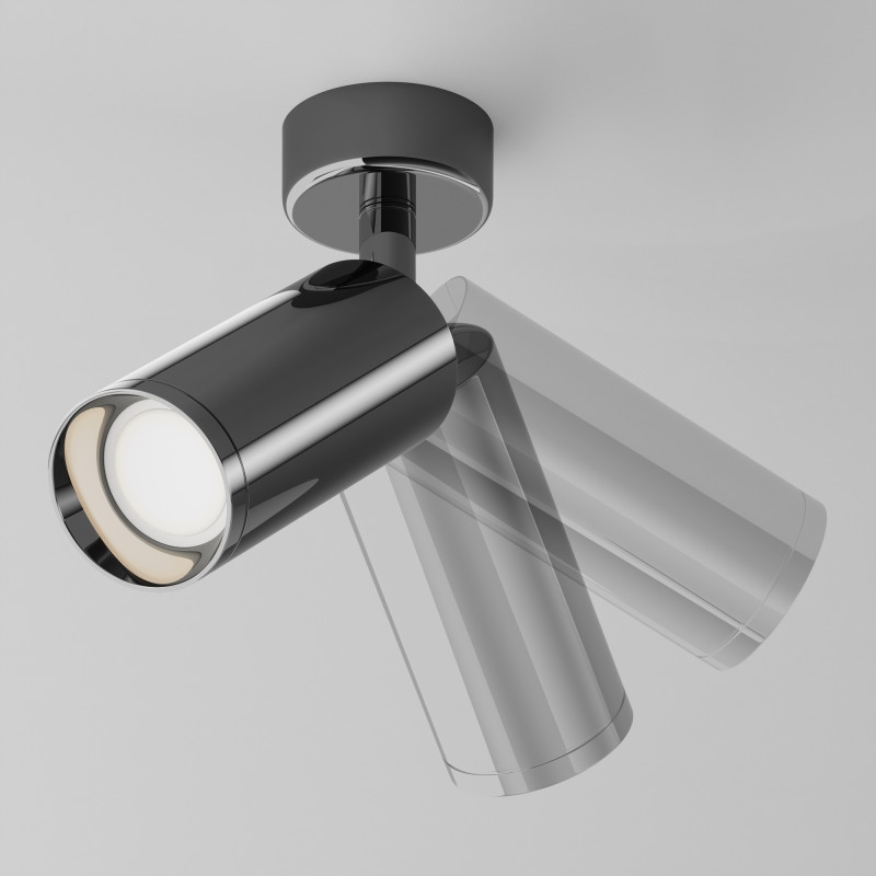 Светильник 7*7 см, GU10 50W, Maytoni Focus C017CW-01GF, графит