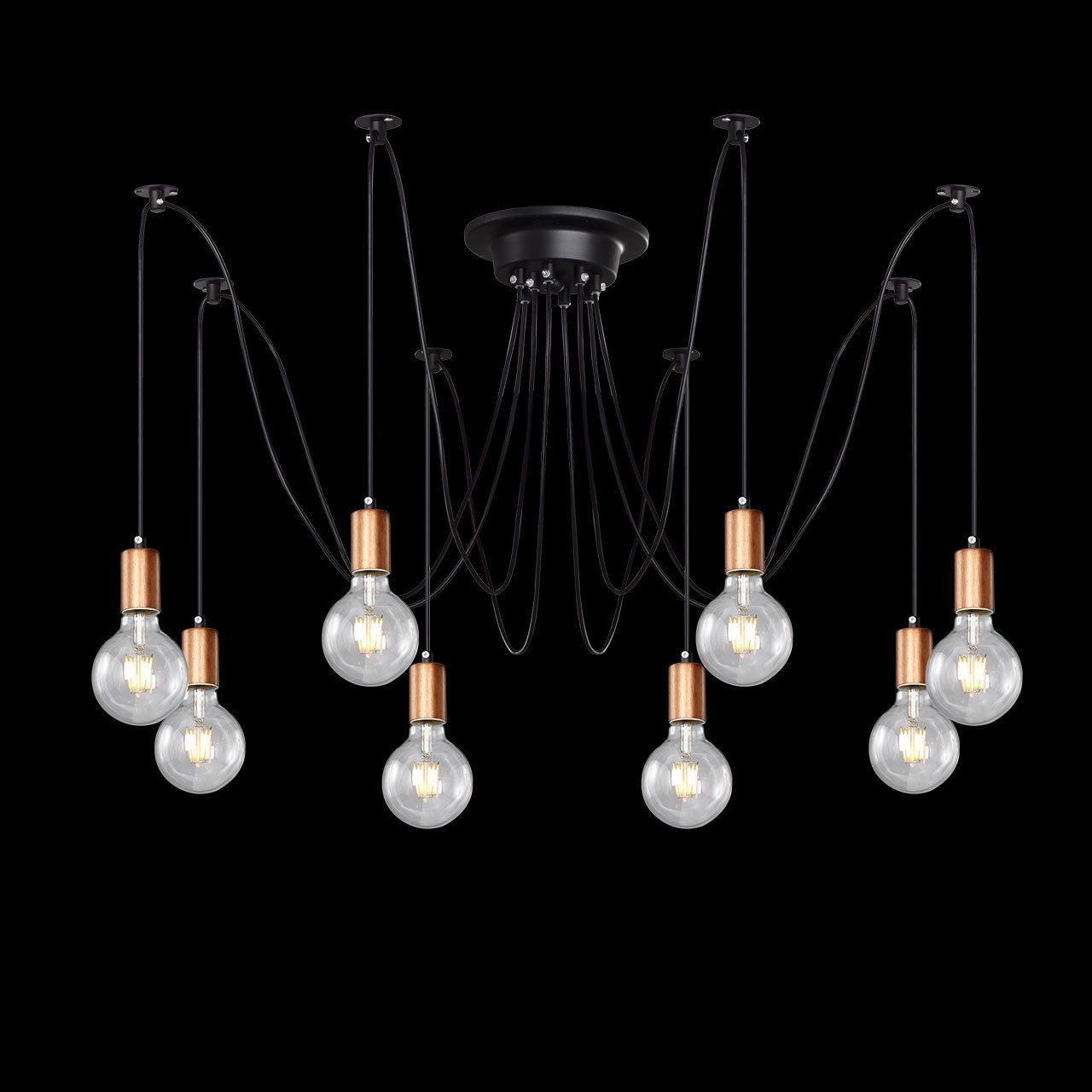 Люстра F-Promo Futuro 2167-8U, D800*H600, черный