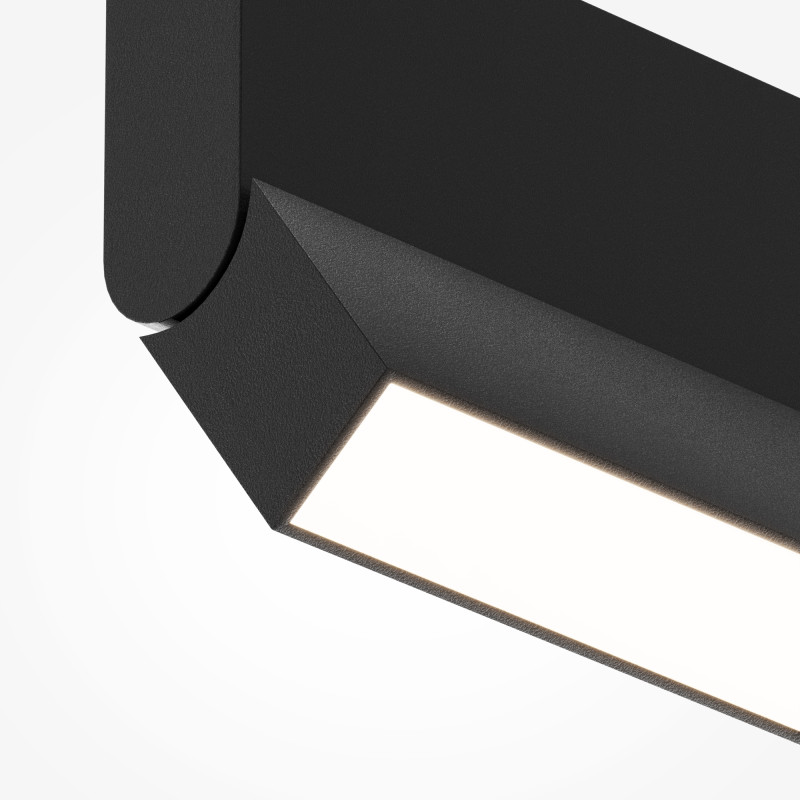 Накладной светильник 22*2,3*8,8 см, LED, 12W, 4000К, Maytoni Technical Basis Rot C133CL-12W4K-B черный