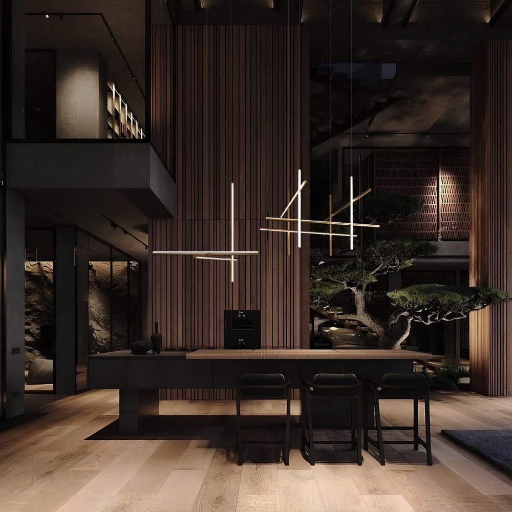 Подвесная люстра 78 см, 23W, 3000K, Loft IT Coordinates 10393/D, золото