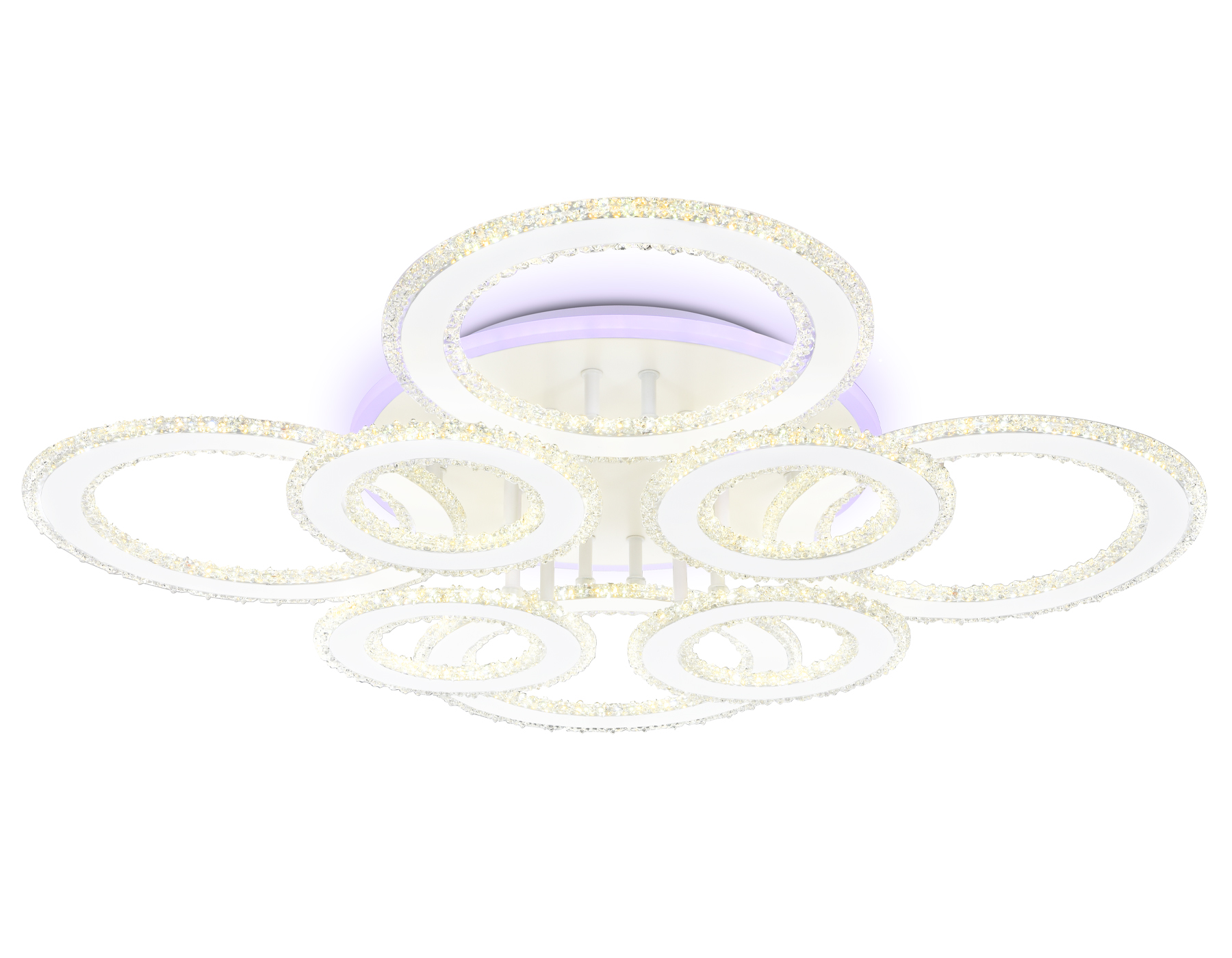 Светильник 75*75*12 см,  208W, 3000К, белый Ambrella Acrylica Original FA8854