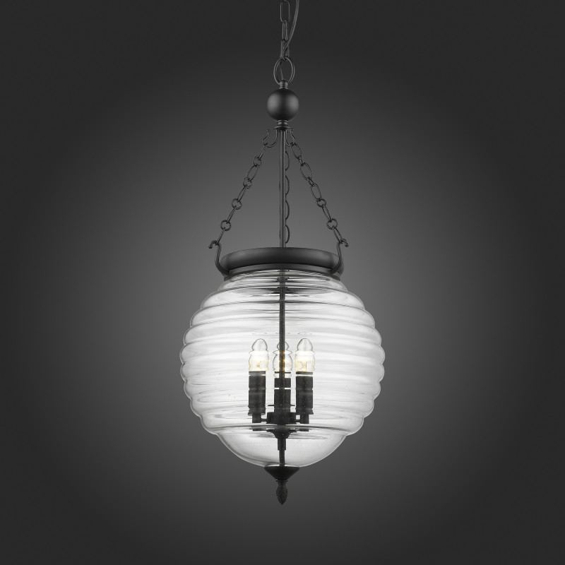 Люстра подвесная 40 см, ST LUCE SOTTO SL317.403.03 Черный