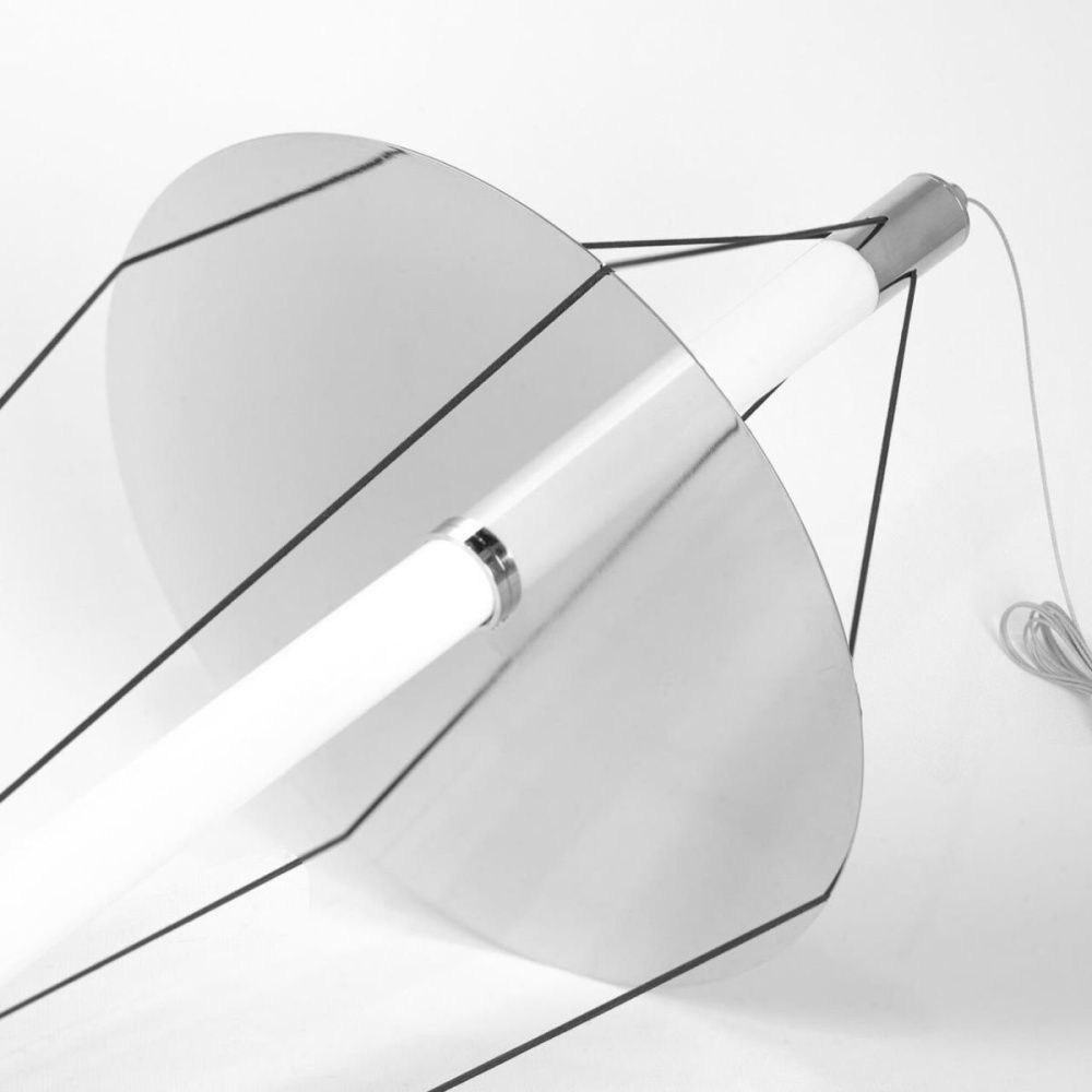 Подвесной светильник 92 см, 24W, 4000K, Lussole Nolan LSP-7441, хром