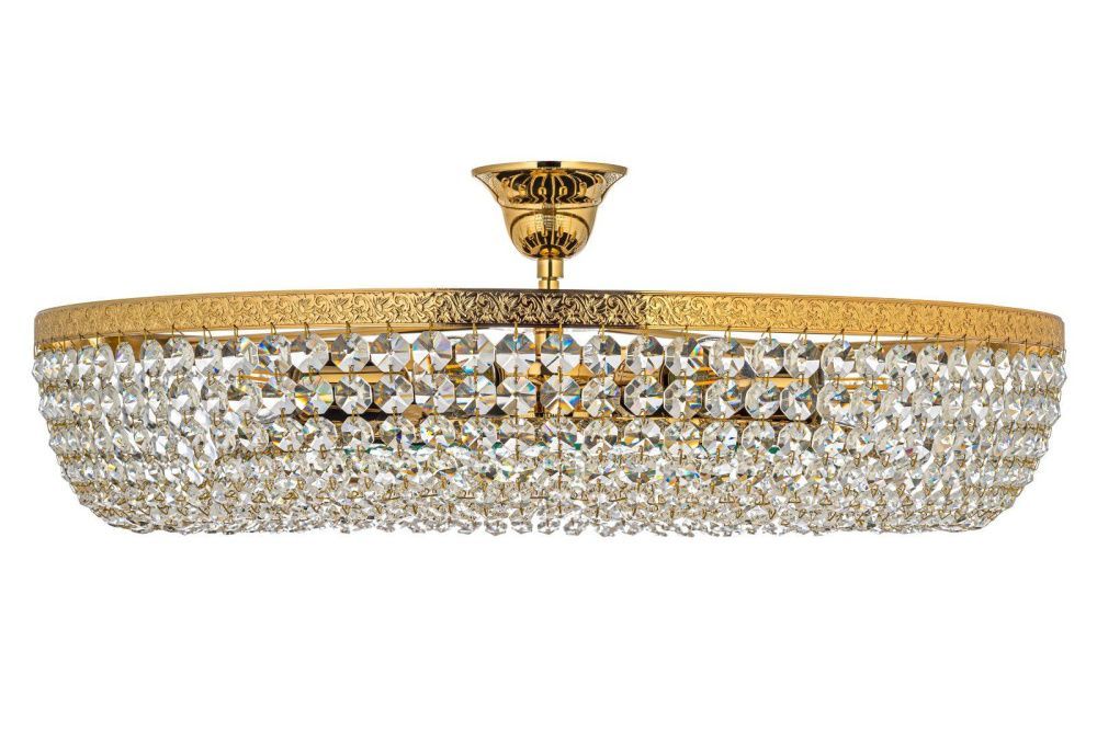 Люстра потолочная *60*13 см, 8*LED*W, K, Arti Lampadari Favola Gold Favola LE 1.4.60.502 G, Золото