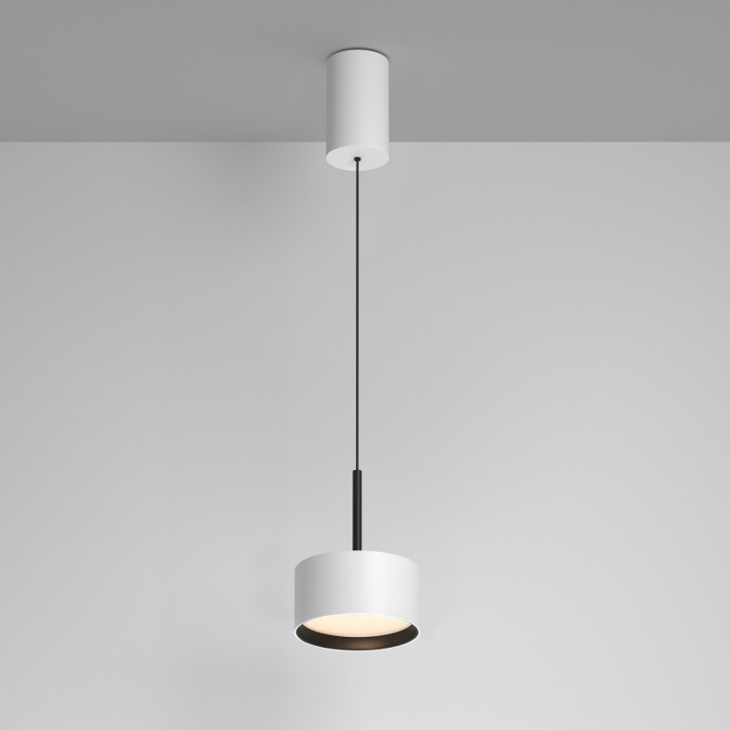Светильник 12 см, 12W, 3000K, Maytoni Glare P102PL-12W3K-W, белый