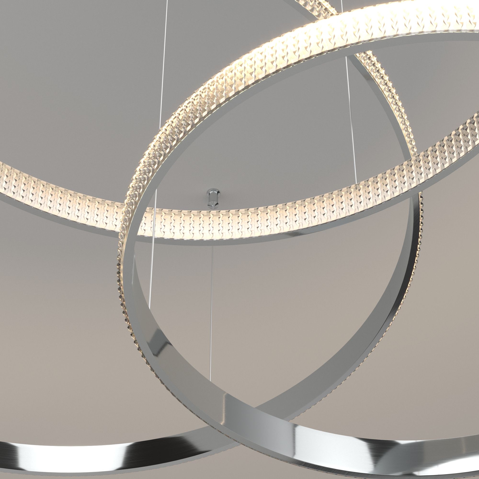 Светильник 114*93*110 см, *LED, 100W, 3300;4200;6500 Eurosvet Posh 90175/3, хром