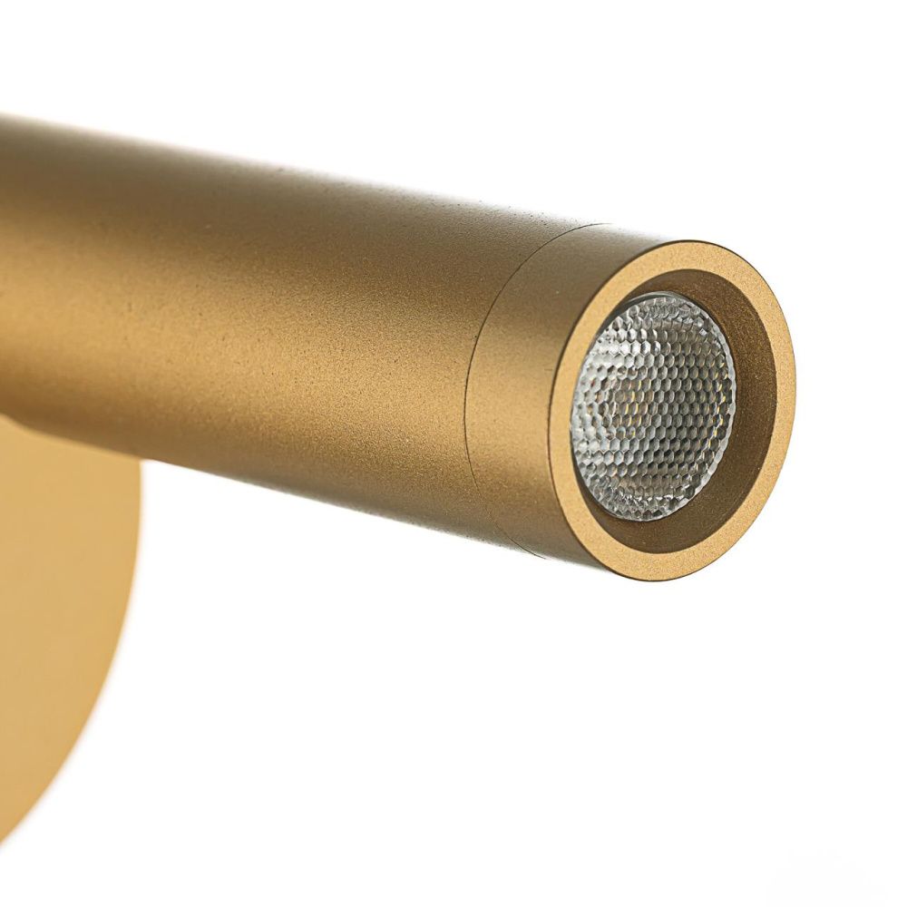 Светильник 11 см, 3W, 3000K, Citilux DEKART CL704102, золото