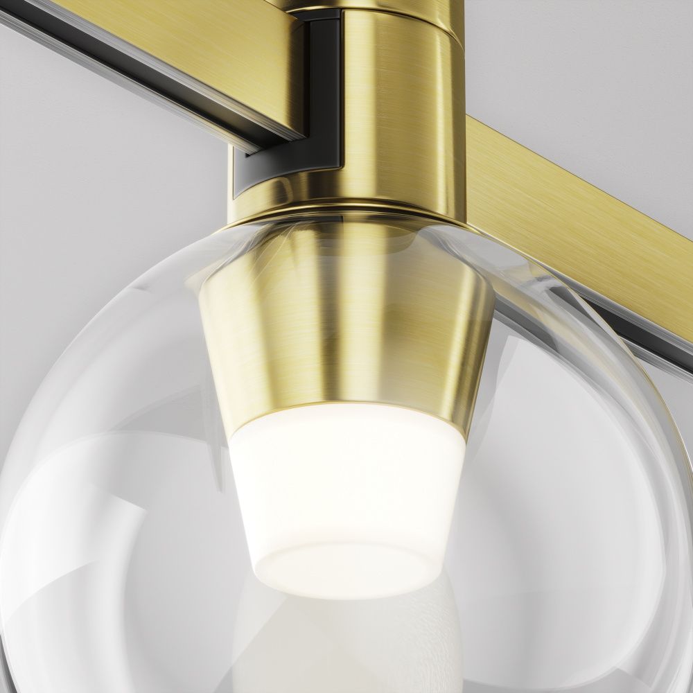 Трековый светильник Bubble Flarity 4000K 3Вт 120°, 11,5 см, LED*3W, Maytoni TR148-1-3W4K-BS, Латунь