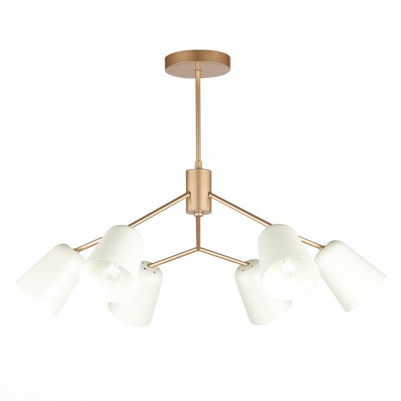 Люстра потолочная Evoluce Mario SLE155902-06 Золотистый