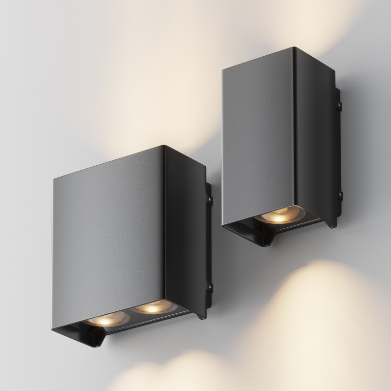 Светильник 13 см, 15W, 3000K, Maytoni Shell O570WL-L20B3K, черный