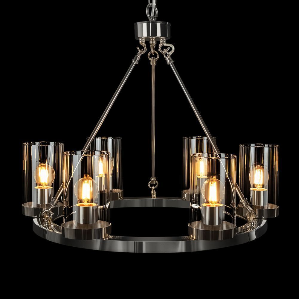 Подвесной светильник 57 см, Loft IT Candlelight 10437/570, никель