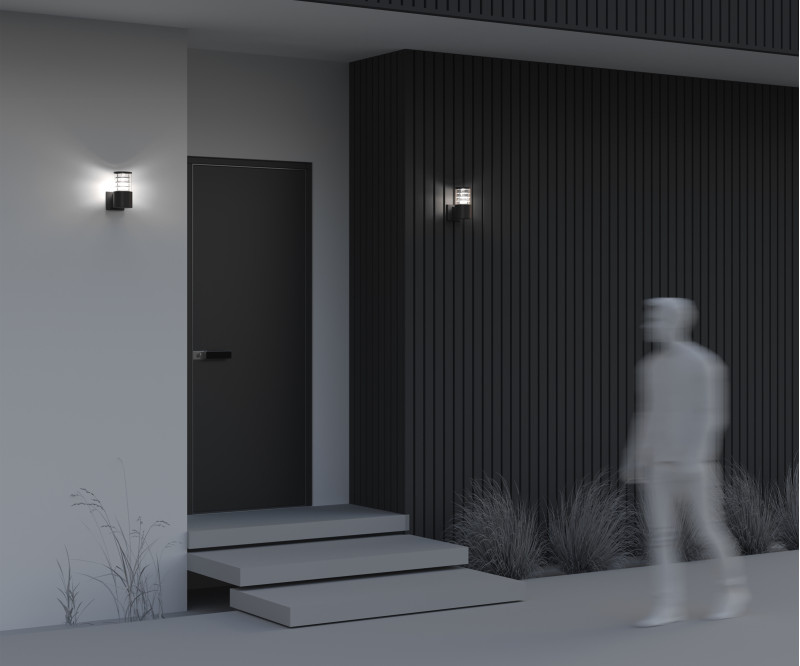 Уличный  настенный фонарь Maytoni Bronx O576WL-01B, черный